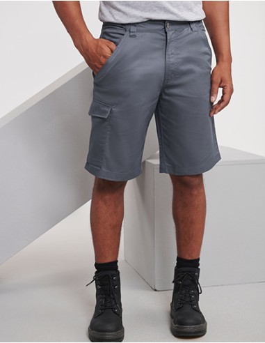 R-R-002M-0-Poly/Cotton Twill Shorts
